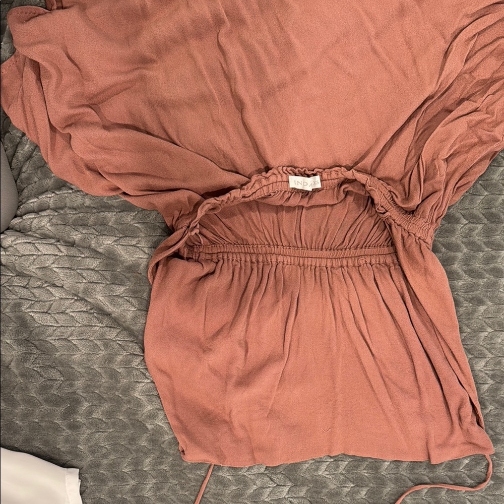 Indah Rust Mini Dress